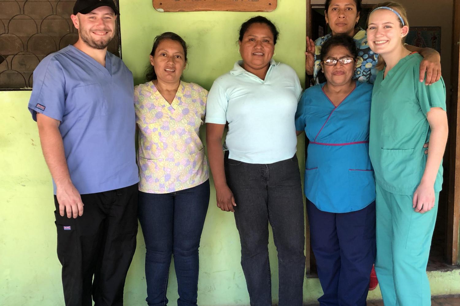 Carthage students in Nicaragua.